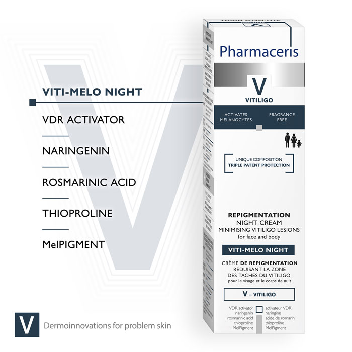 Pharmaceris VITI-MELO Night Cream For Vitiligo V7117