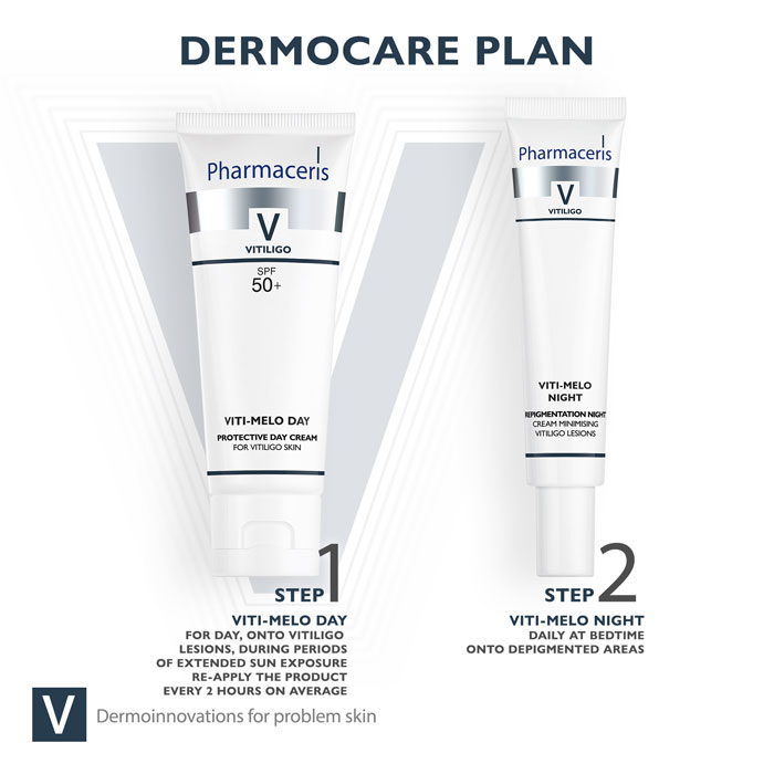 Pharmaceris VITI-MELO Night Cream For Vitiligo V7117